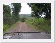 10KigaliToVirunga - 5 * Leaving the pavement, our drive continues up to the Virunga Lodge.